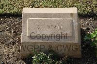 Ismailia War Memorial Cemetery - Veale, G